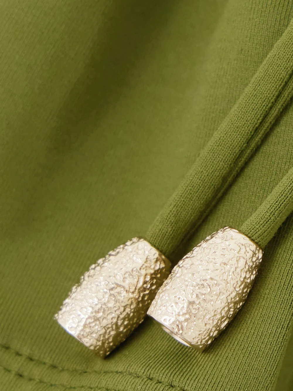 Close-up detail of the Eres Abysses Cutout Embellished Bikini Top