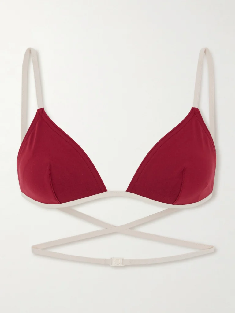 Eres Reinette Karen Two-tone Triangle Bikini Top