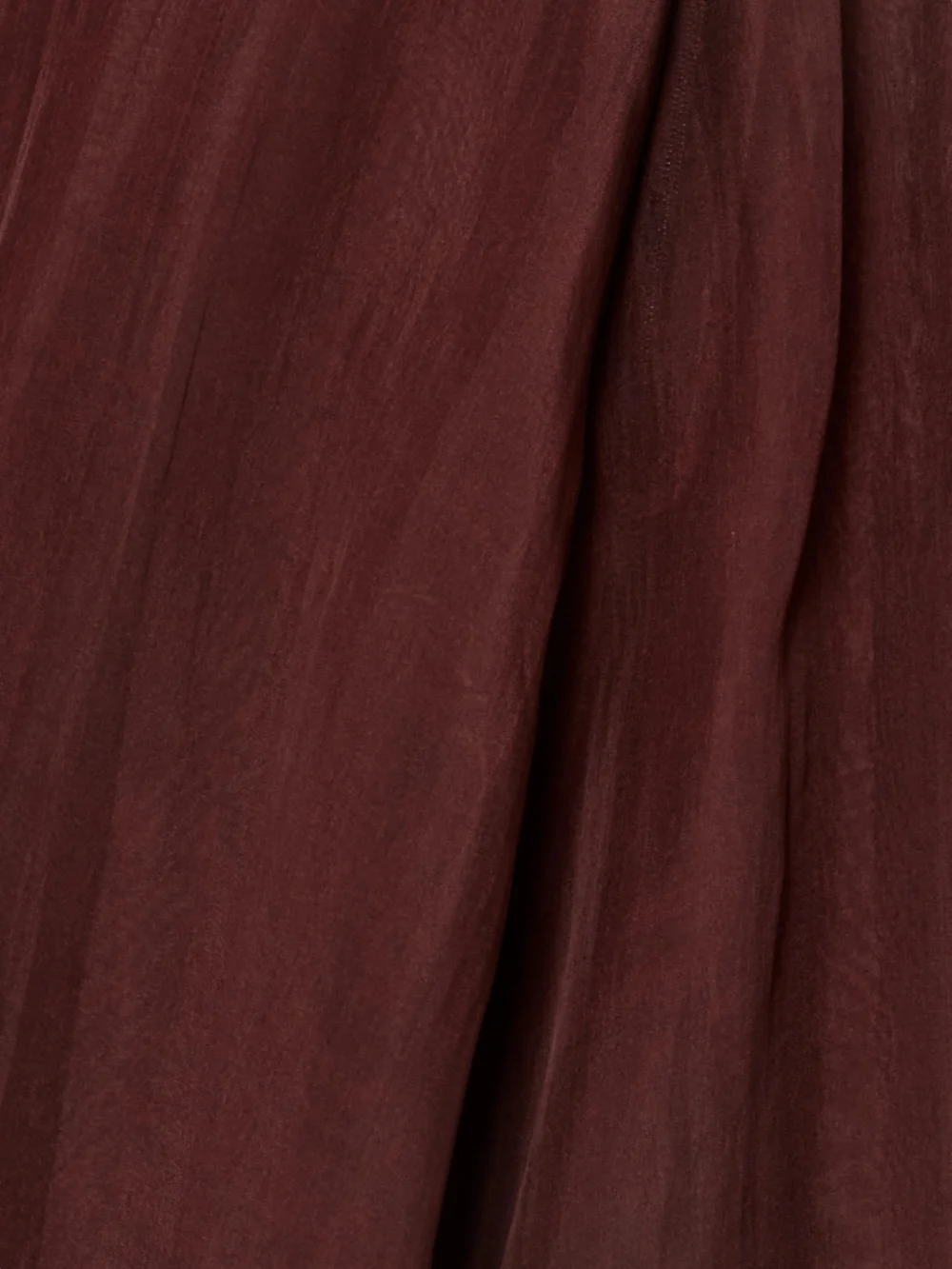 Close-up detail of the Esse Studios Aire Silk-organza Maxi Skirt