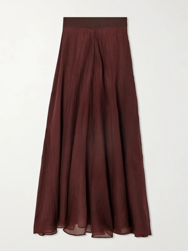 Esse Studios Aire Silk-organza Maxi Skirt