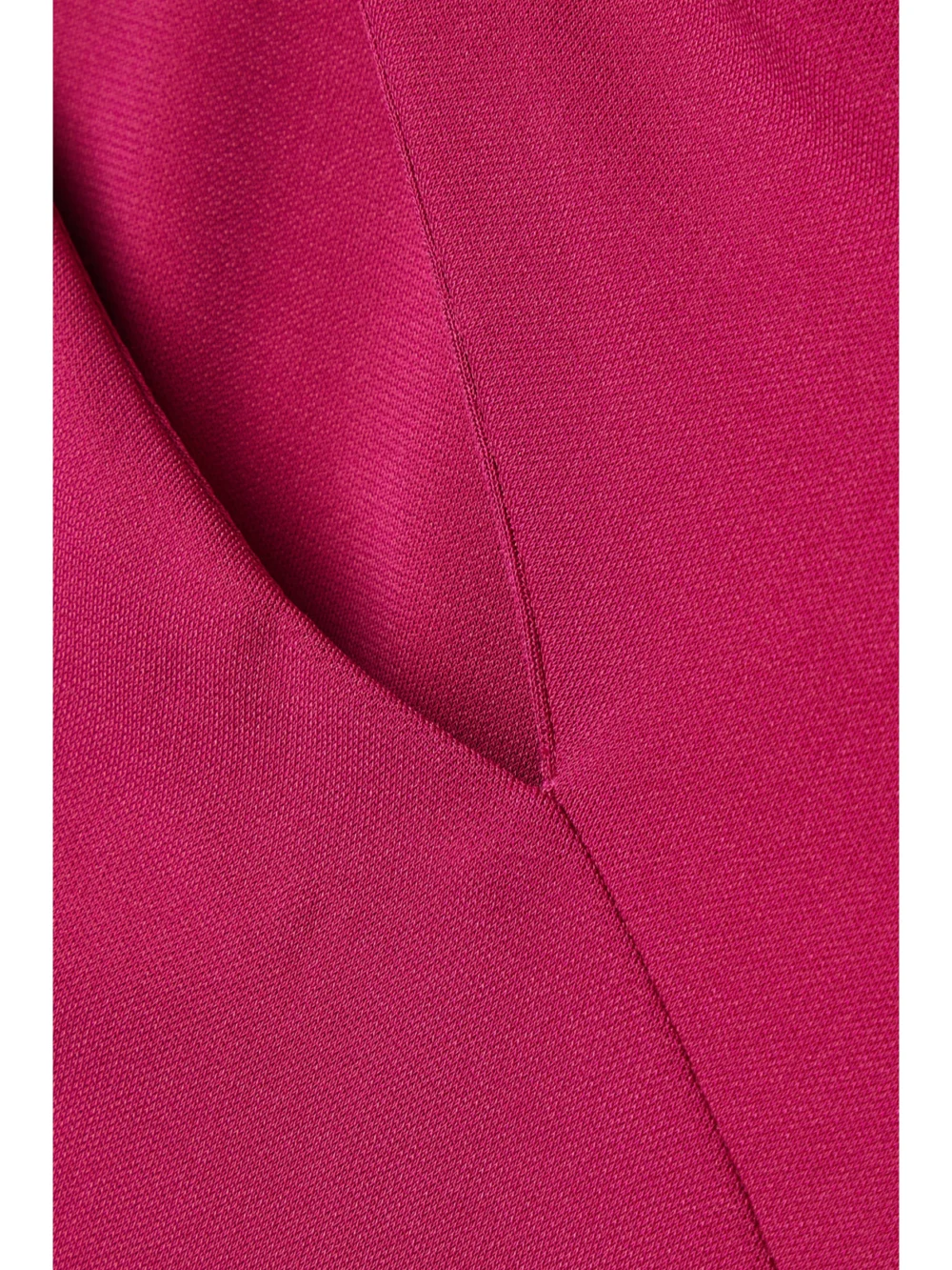 Close-up detail of the Et Ochs Ruth One-shoulder Ruched Stretch-jersey Midi Dress