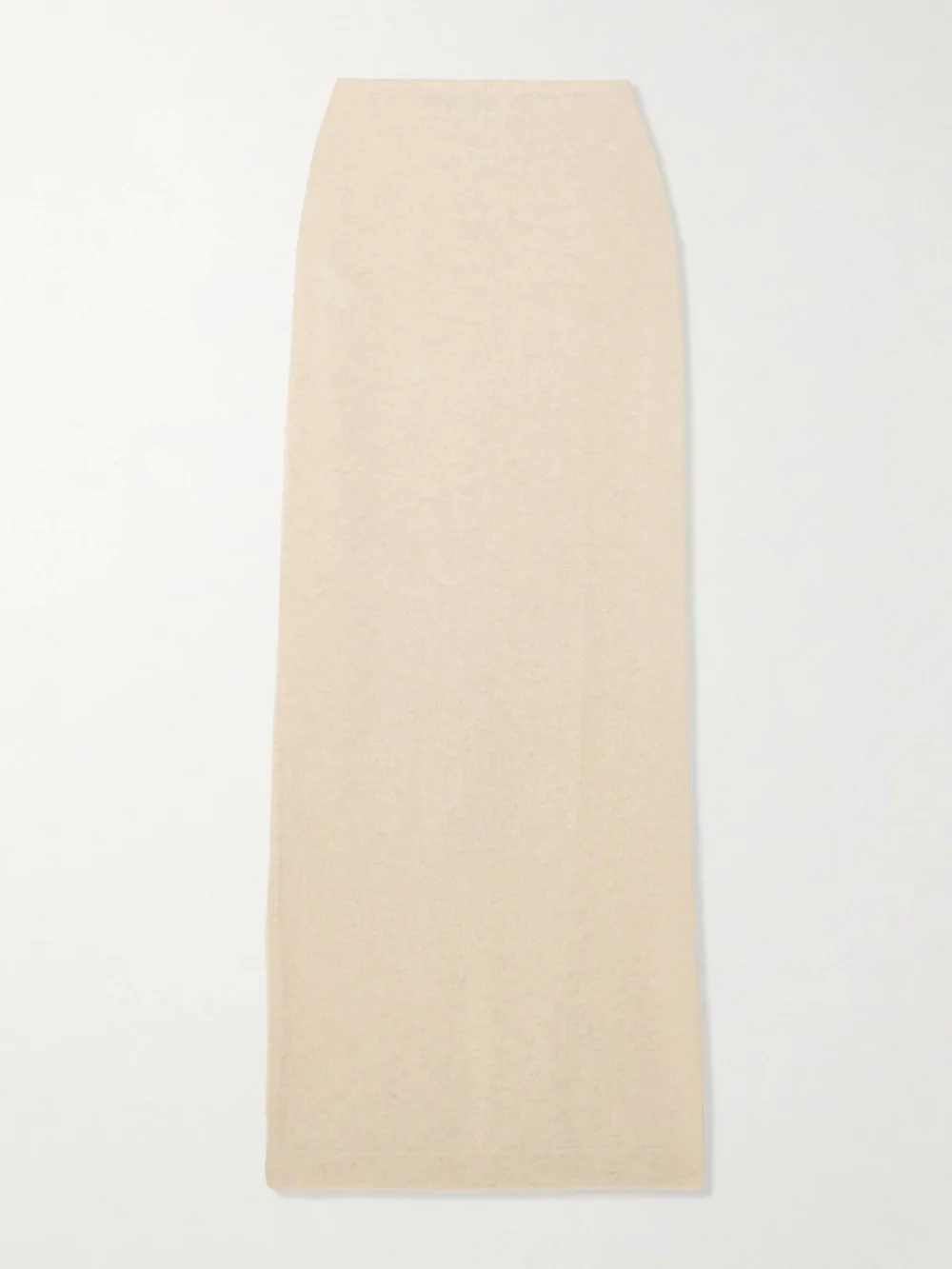 Éterne Emma Cashmere Maxi Skirt in beige