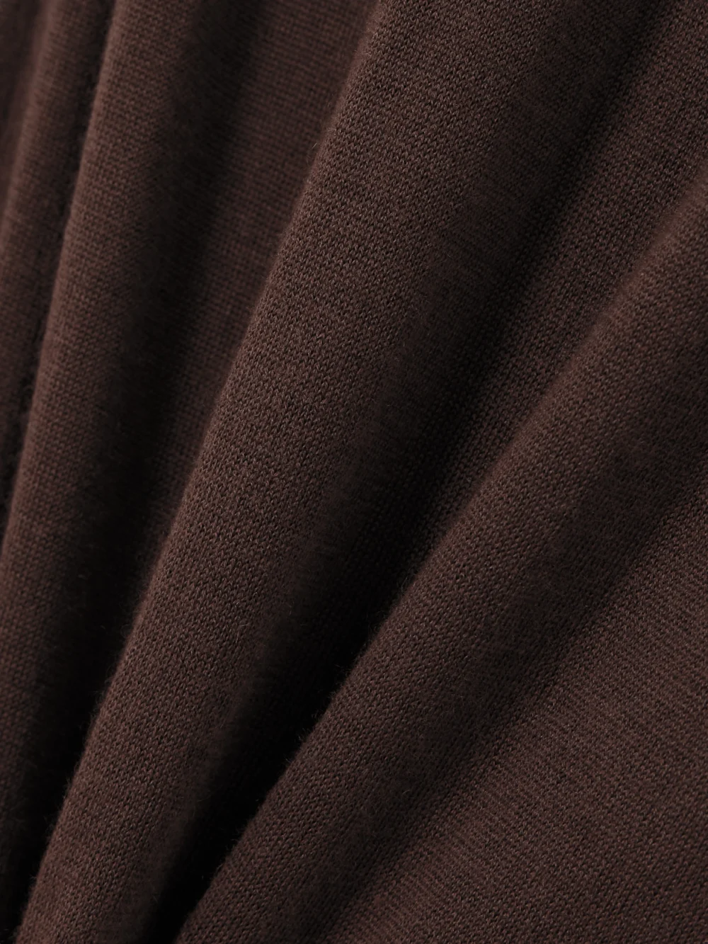 Close-up detail of the Éterne Emma Cashmere Maxi Skirt
