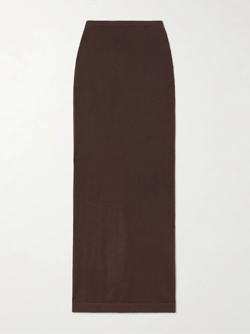 Éterne Emma Cashmere Maxi Skirt in brown