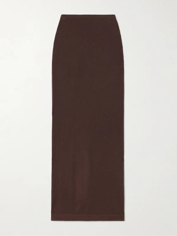 Éterne Emma Cashmere Maxi Skirt