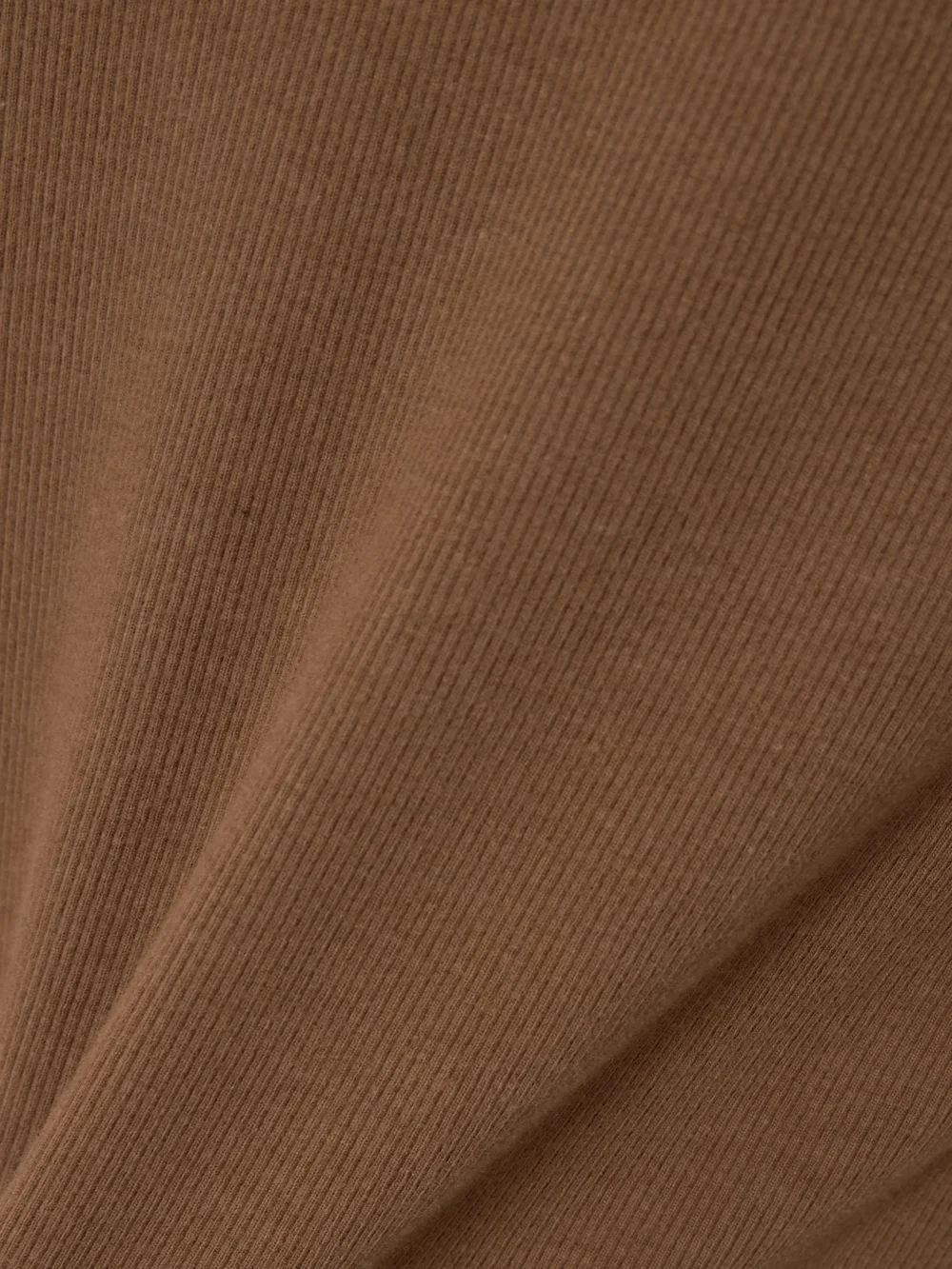 Close-up detail of the Éterne Strapless Ribbed Stretch-jersey Maxi Dress