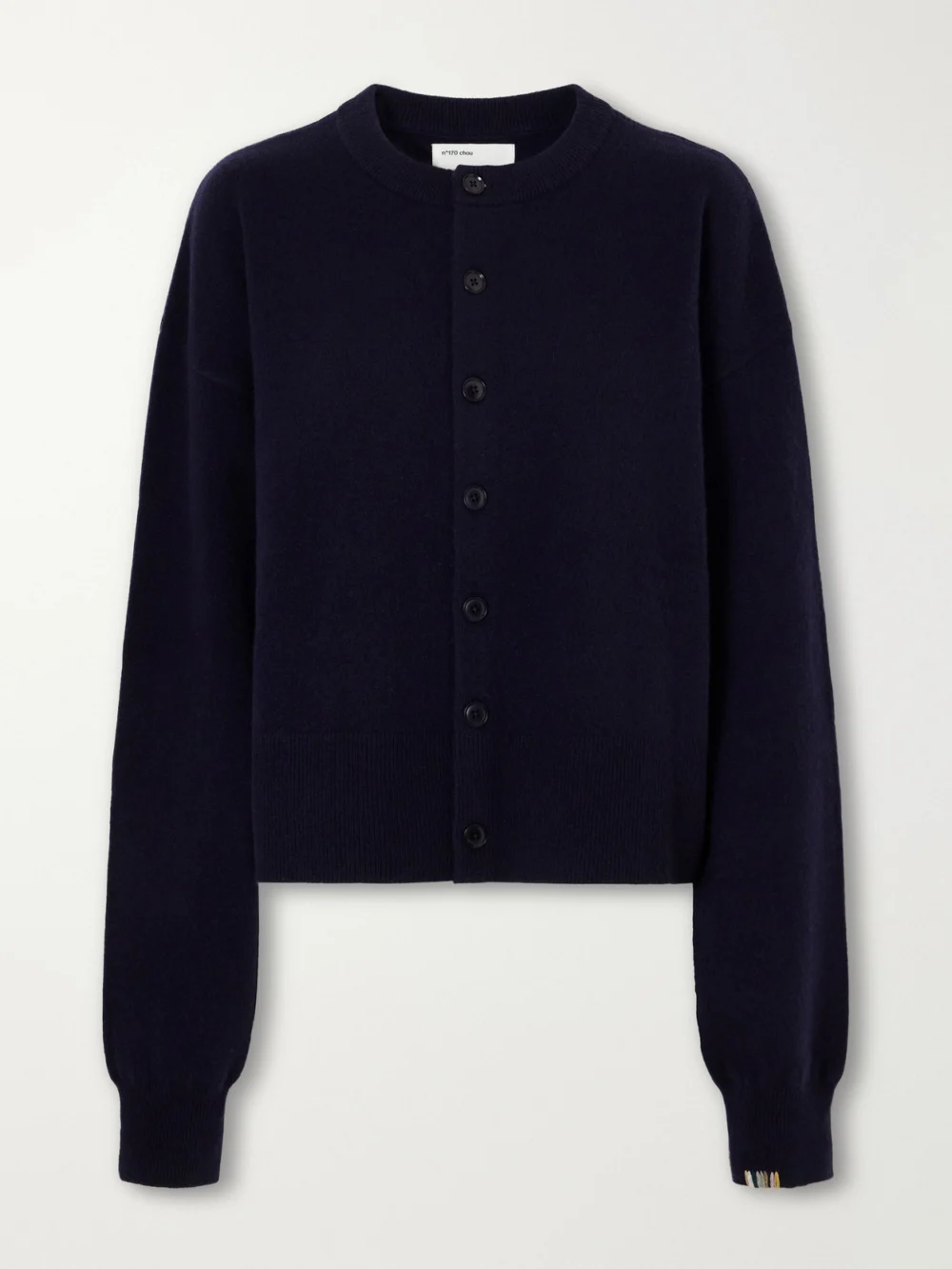 Extreme Cashmere Cashmere-blend Cardigan in navy