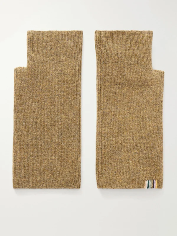 Extreme Cashmere Mouffle Knitted Cashmere-blend Fingerless Gloves