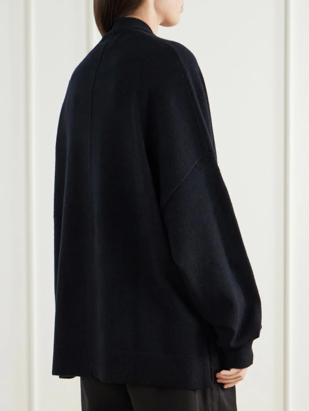 Back view of the Extreme Cashmere Tokio Cashmere-blend Cardigan