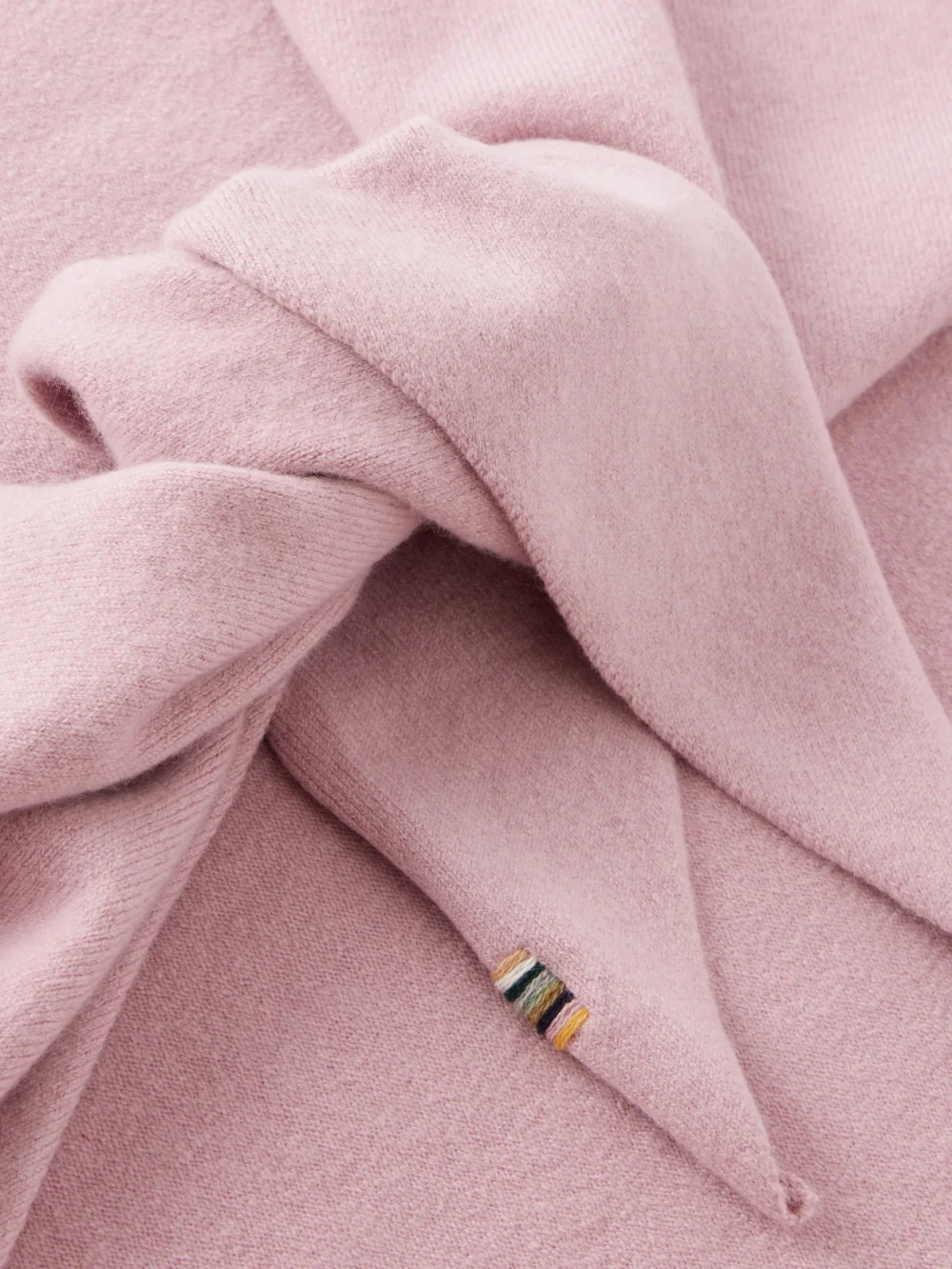 Close-up detail of the Extreme Cashmere Witch Cashmere-blend Knitted Scarf
