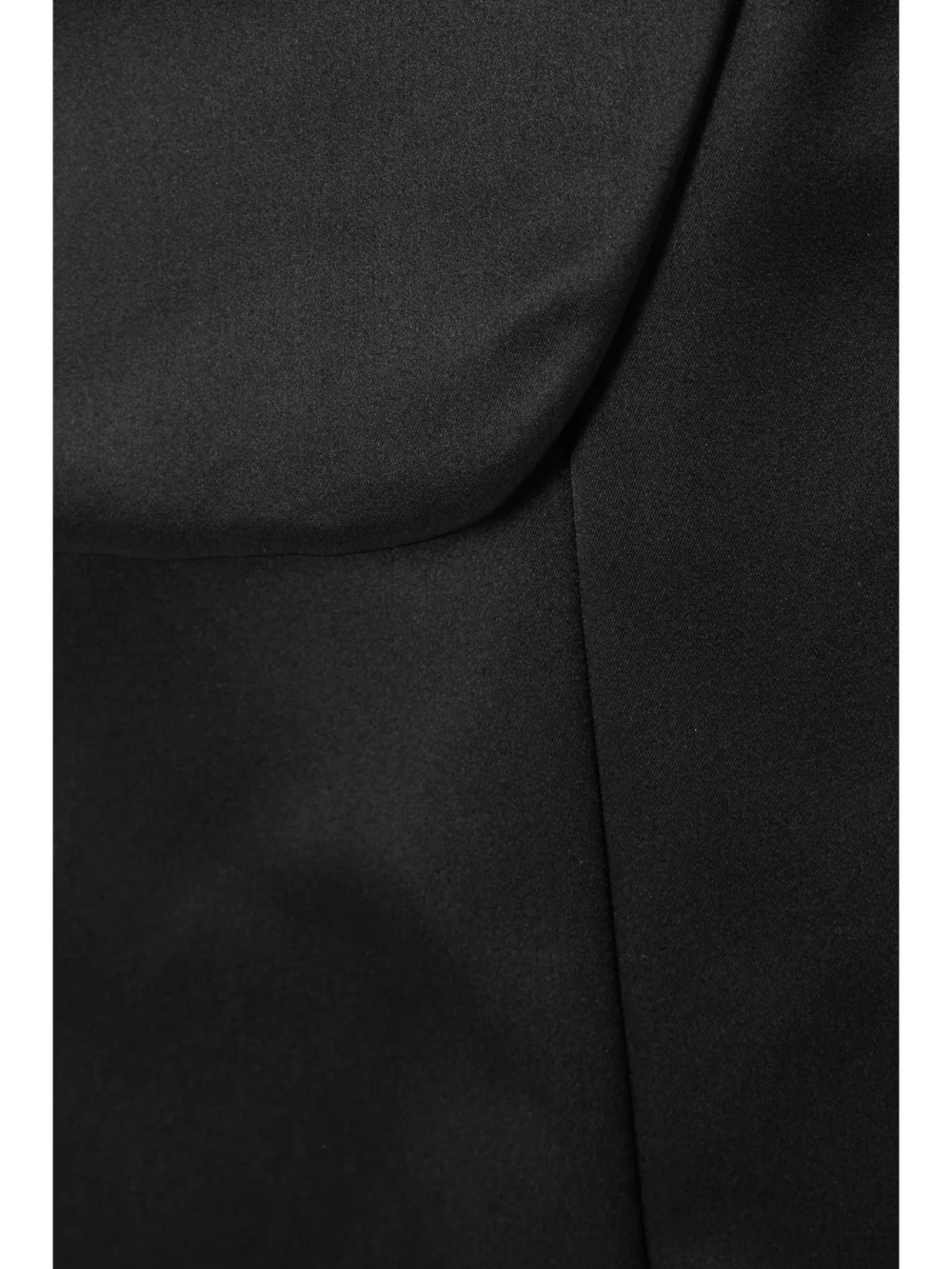Close-up detail of the Fendi Belted Paneled Silk-satin Midi Dress