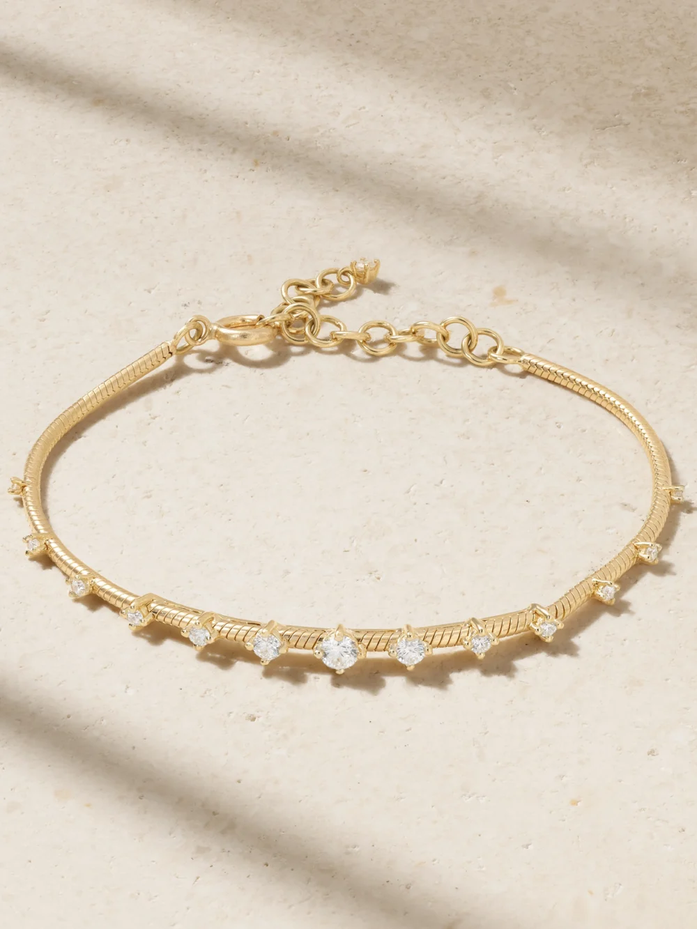 Fernando Jorge Parallel 18-karat Gold Diamond Bracelet