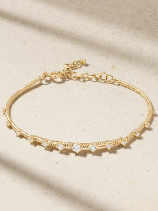 Fernando Jorge Parallel 18-karat Gold Diamond Bracelet