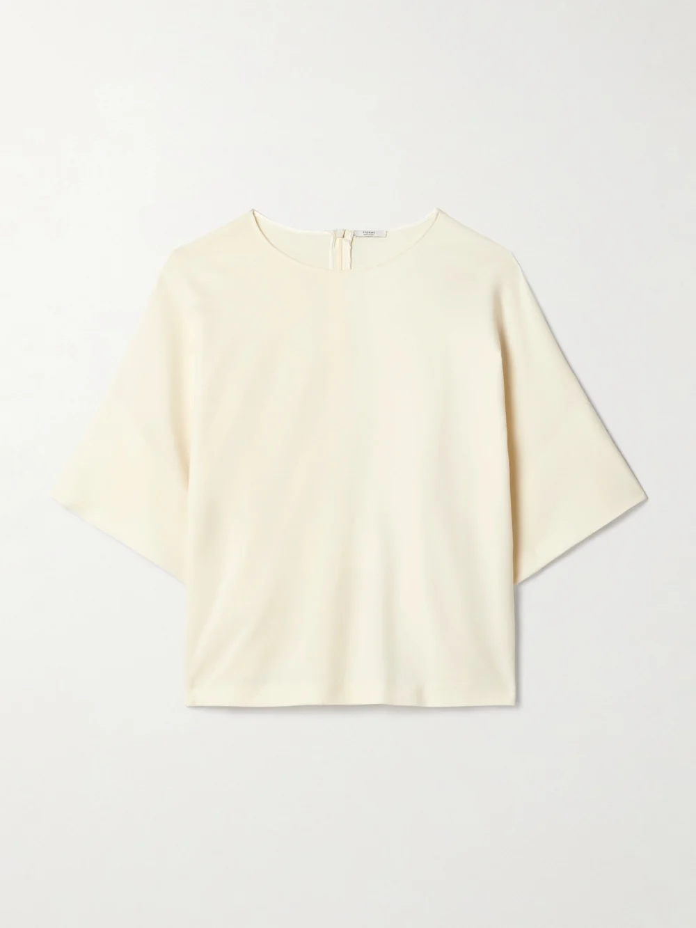 Fforme Tenley Wool-blend Top in off-white