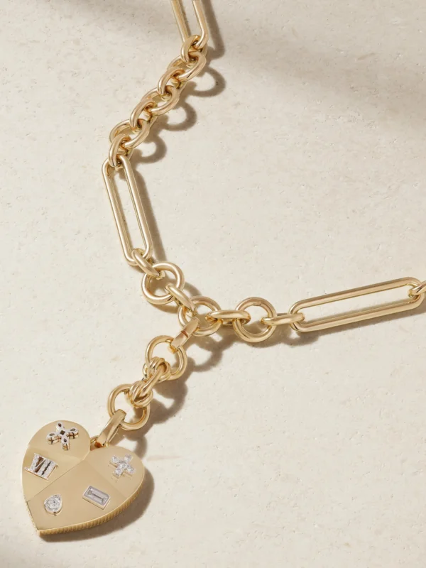 FoundRae L'eternelle Chanson 18-karat Gold Diamond Necklace