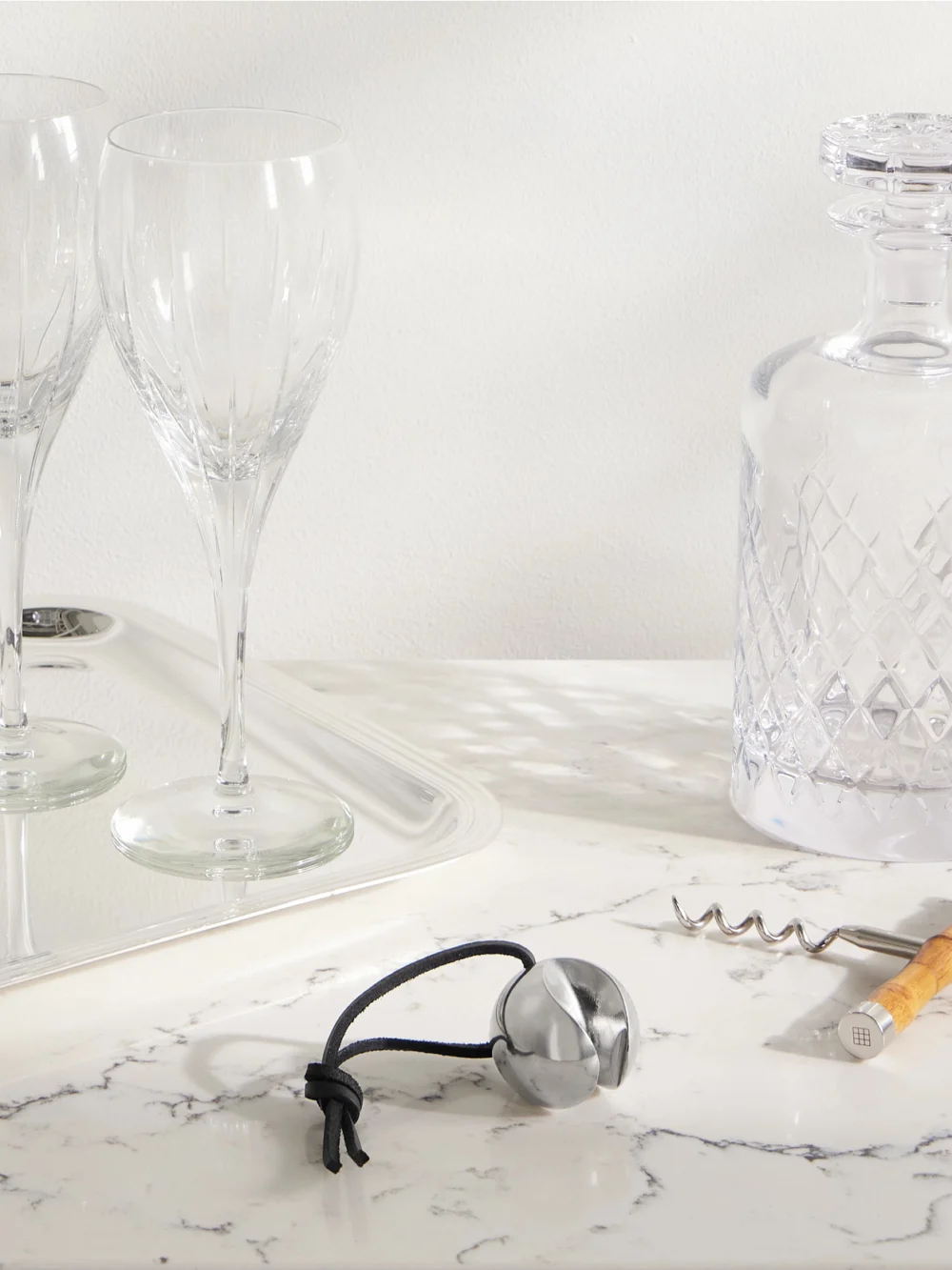 Fourth Street Silver-tone Bottle Opener, styled view