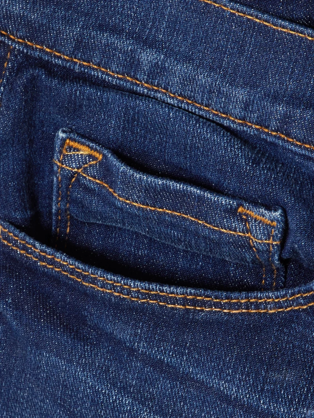 Close-up detail of the Frame Le Cutoff Frayed Denim Shorts