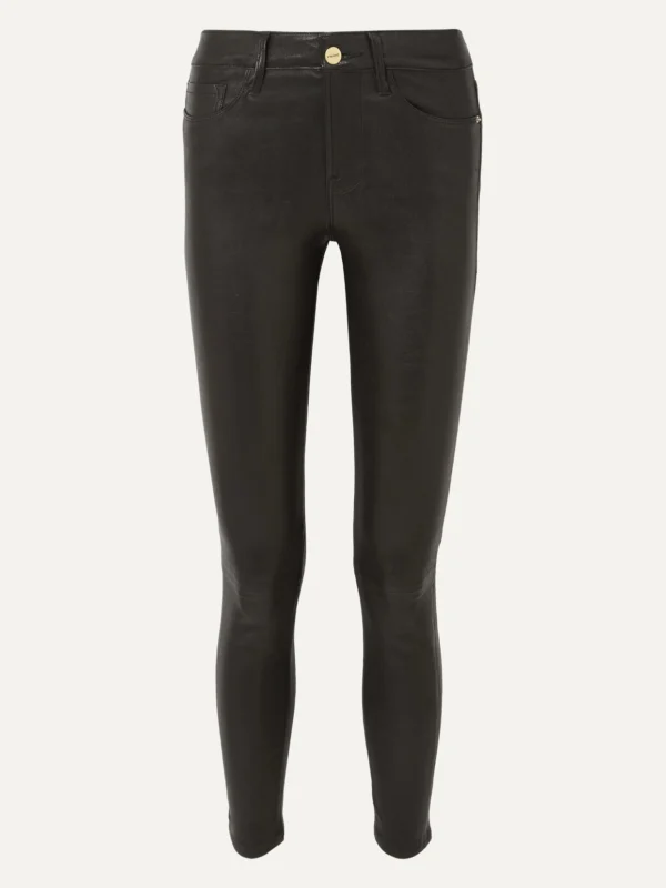 Frame Le High Skinny Leather Pants