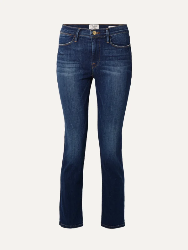 Frame Le High Straight Cropped Jeans