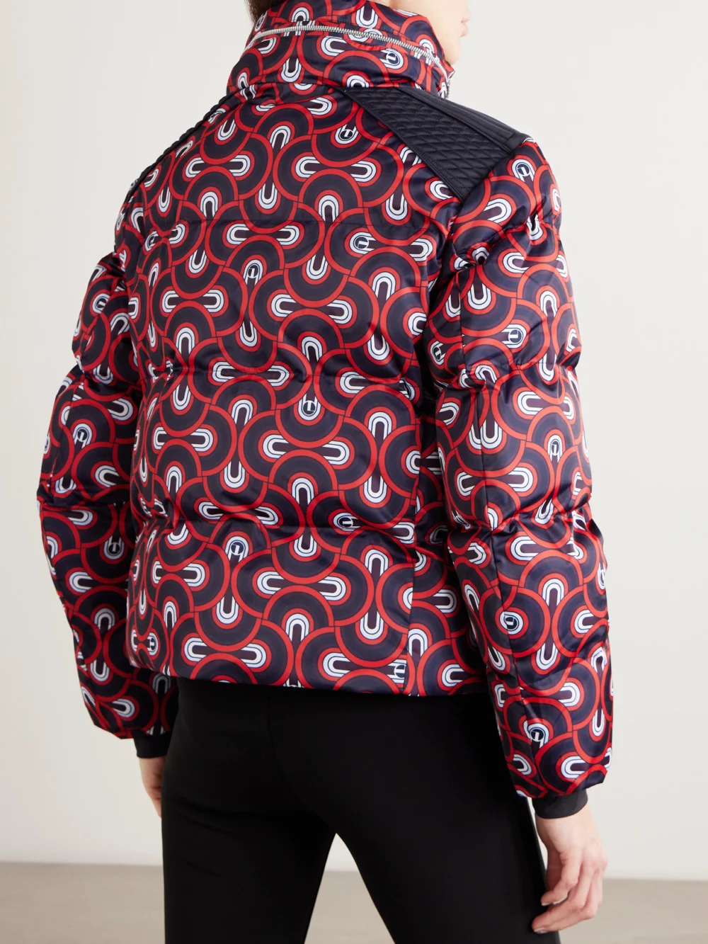 Back view of the Fusalp Tatum Pilule Printed Quilted Ski Jacket