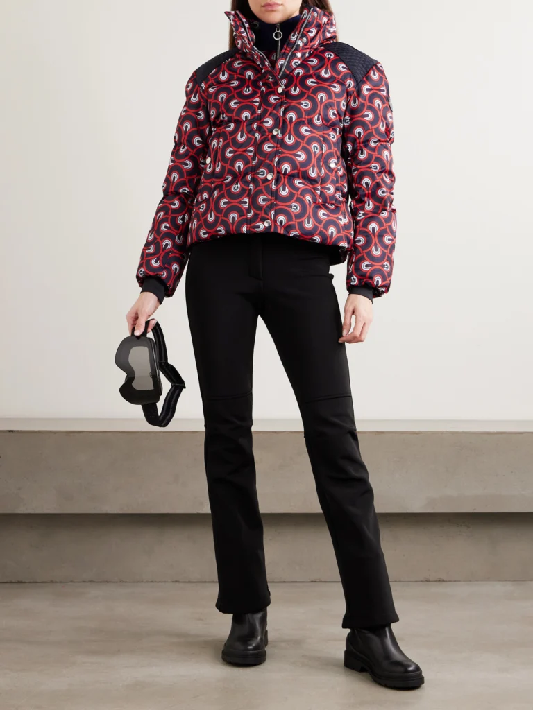 Fusalp Tatum Pilule Printed Quilted Ski Jacket