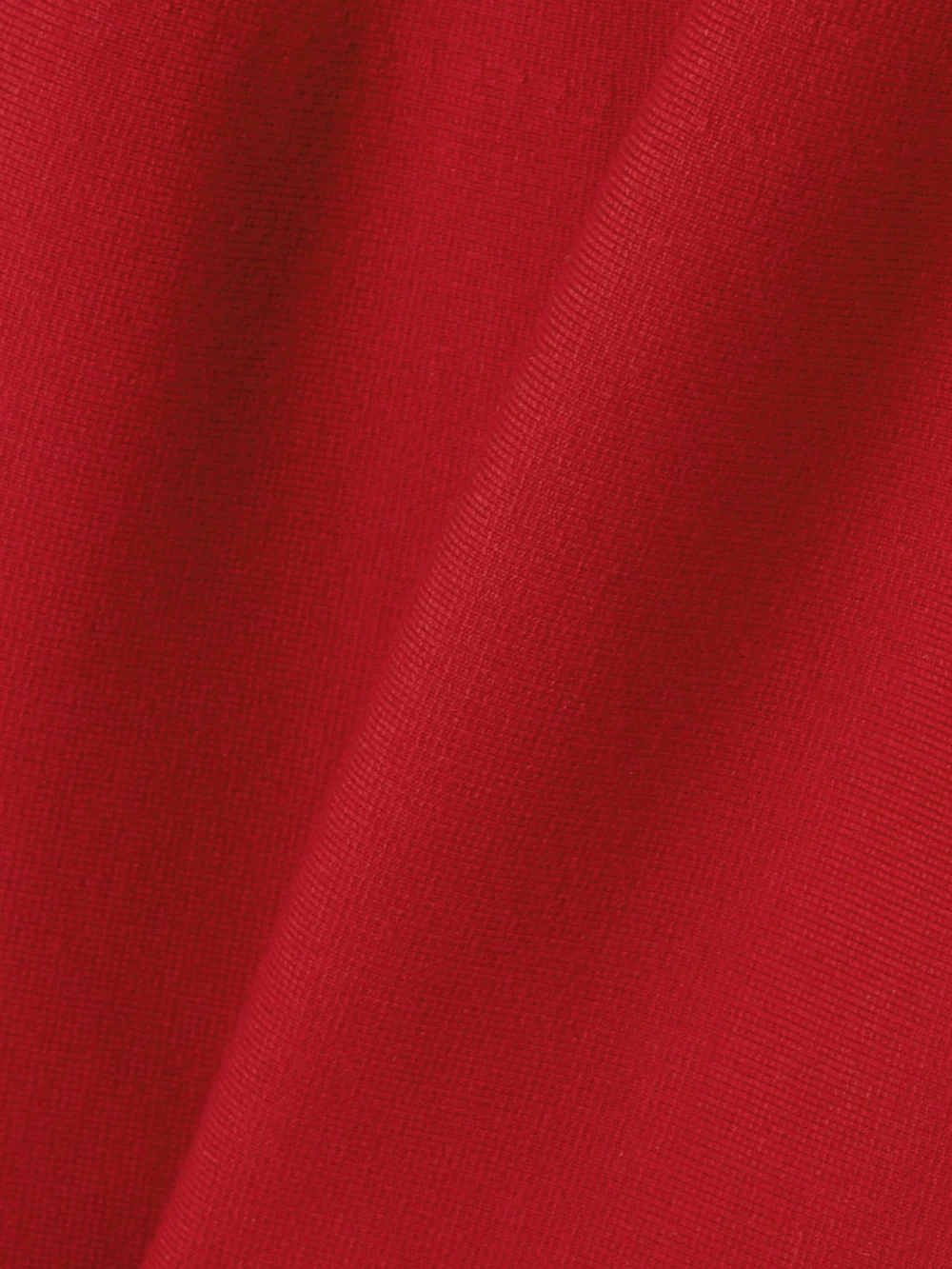 Close-up detail of the Gabriela Hearst Immanuel Strapless Wool Maxi Dress