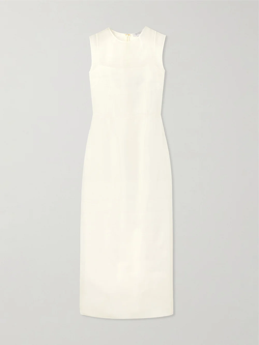 Gabriela Hearst Maslow Silk-organza Maxi Dress in ivory