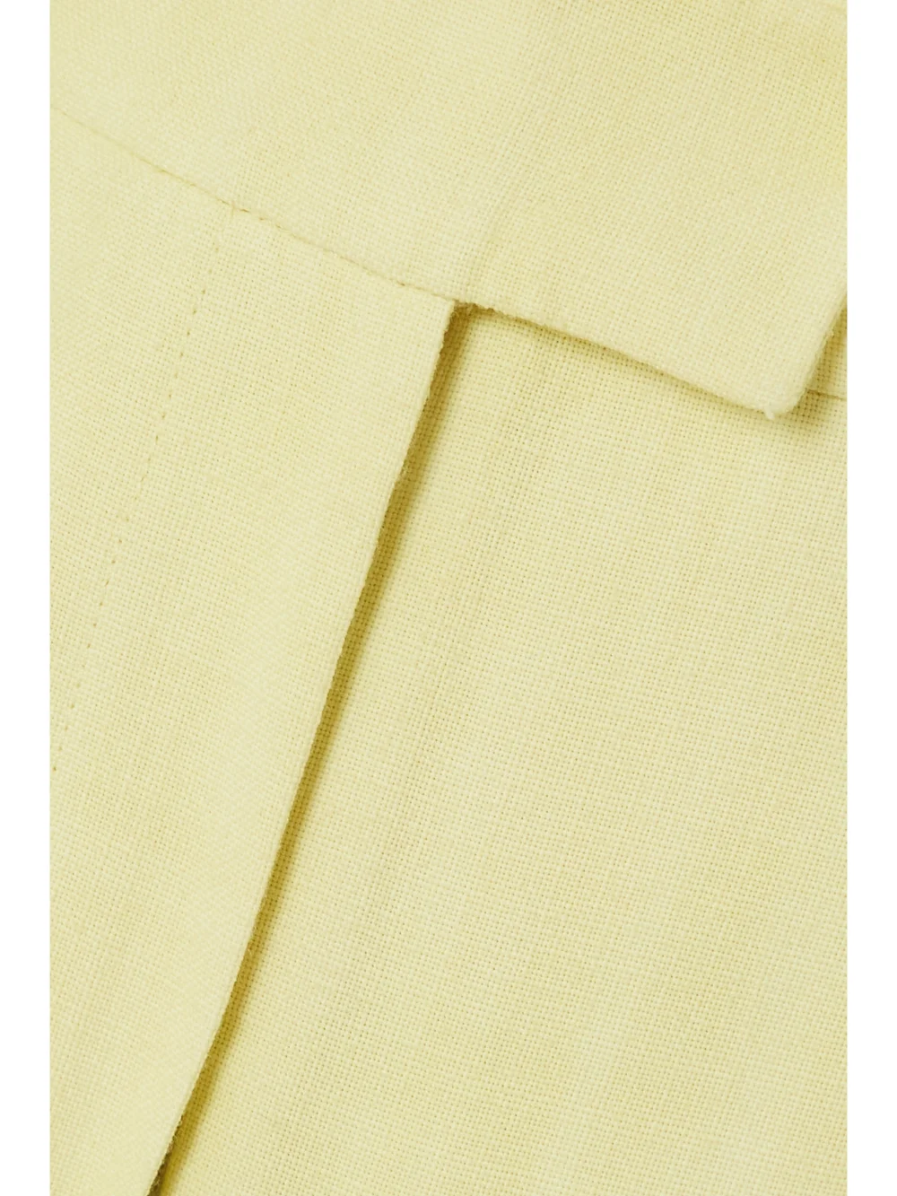 Close-up detail of the Galvan Woven Wide-leg Pants