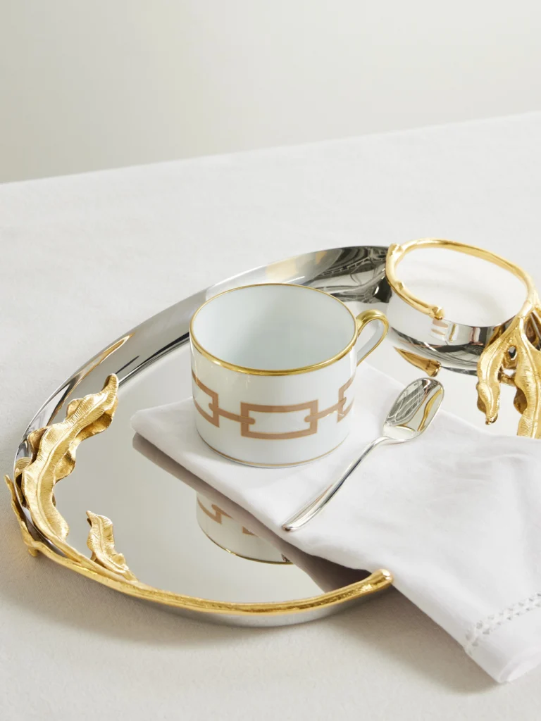 Ginori Gold-plated Porcelain Tea Cup