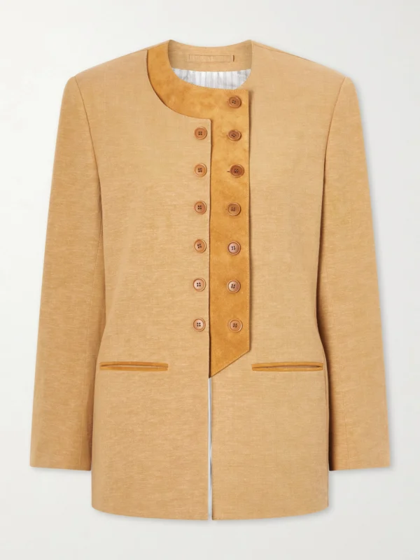 Giuliva Heritage Lara Linen-blend Blazer