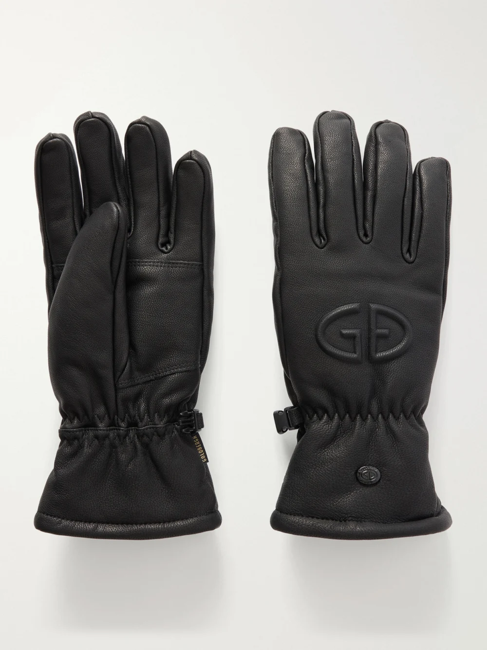 Goldbergh Freeze Padded Leather Gloves in black