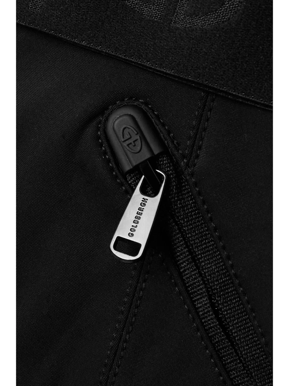 Close-up detail of the Goldbergh Hida Faux Fur-trimmed Hooded Ski Jacket