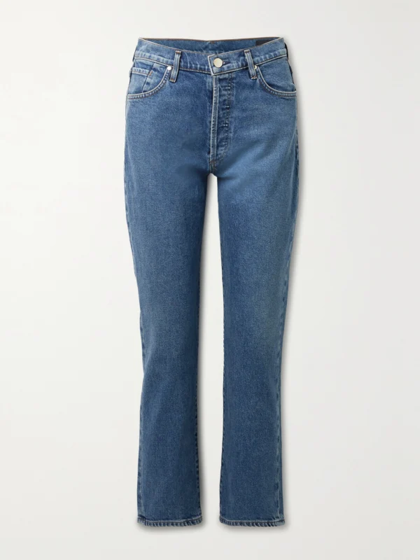 Goldsign High-rise Straight-leg Jeans