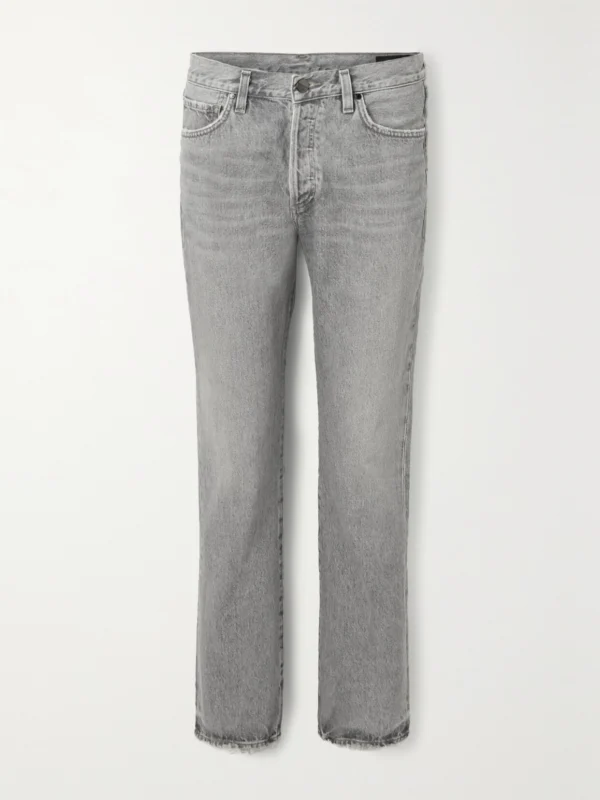 Goldsign The Walcott Distressed Straight-leg Organic Jeans