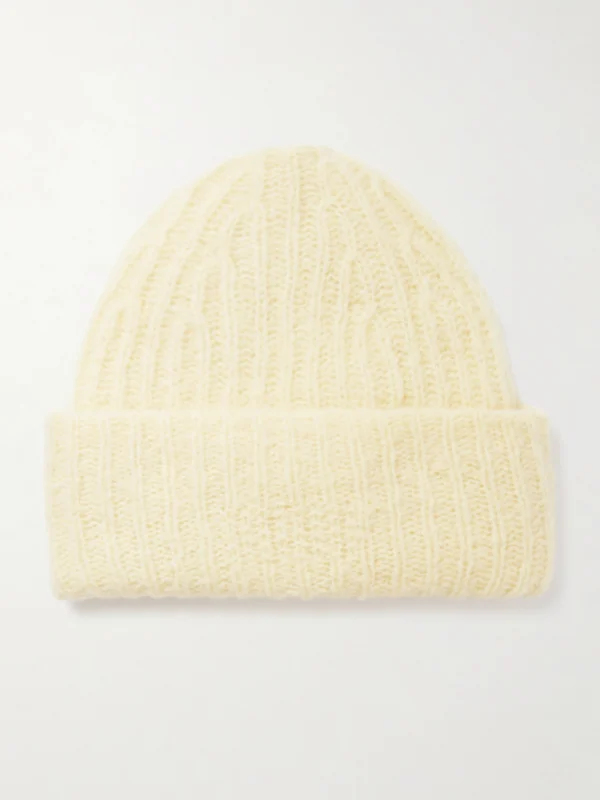 Guest In Residence Cloud Ribbed Merino Wool-blend Beanie