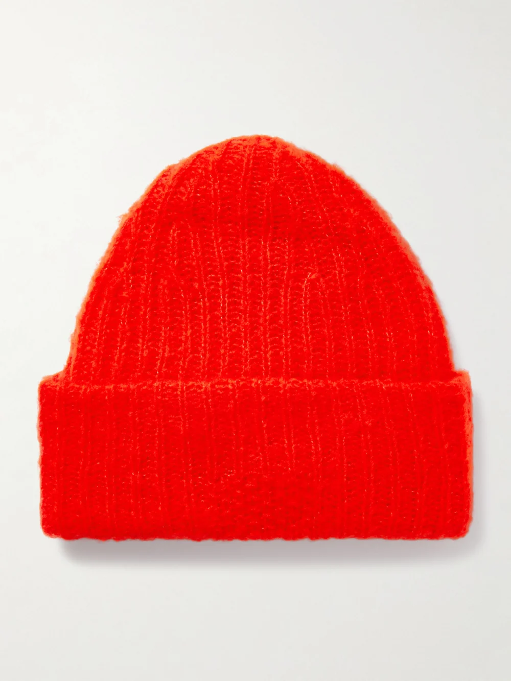 Guest In Residence Cloud Ribbed Merino Wool-blend Beanie in red