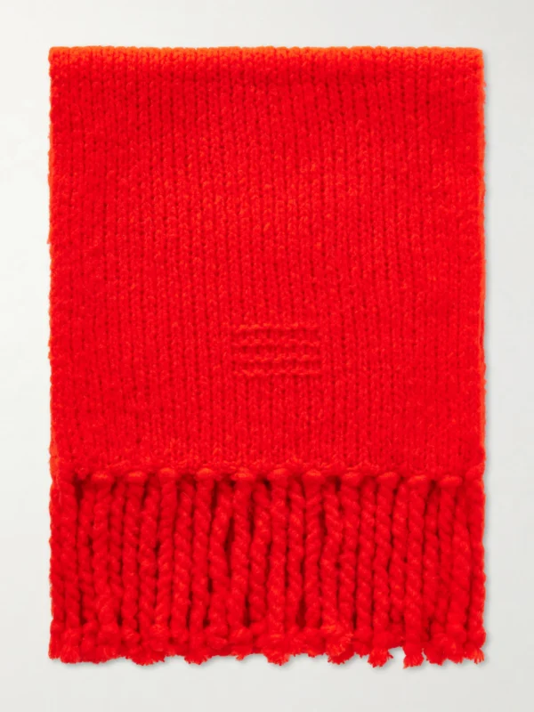 Guest In Residence Cloud Tasseled Ribbed Wool-blend Scarf