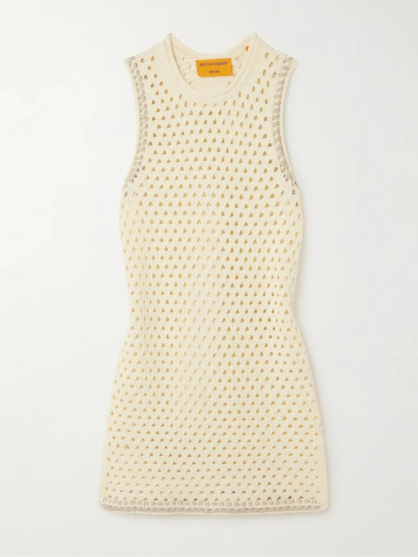 Guest In Residence Open-knit Cotton Tunic