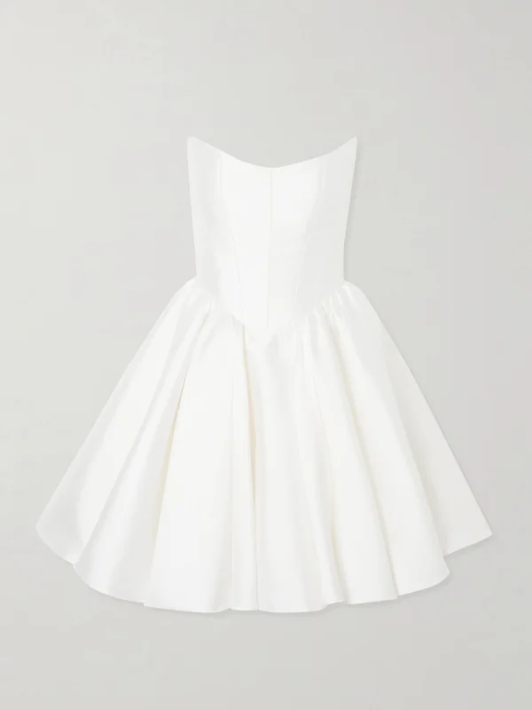 Halfpenny London Juno Strapless Mikado Mini Dress