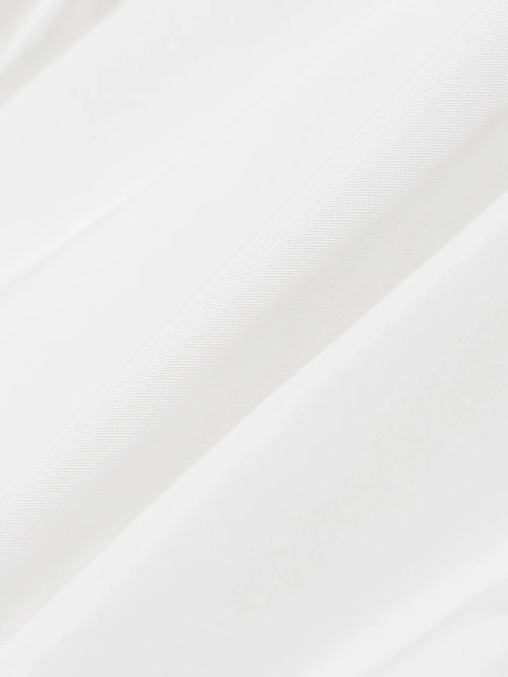 Close-up detail of the Halfpenny London May Gathered Taffeta Mini Dress