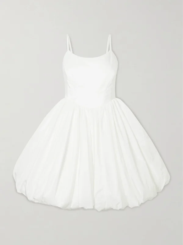 Halfpenny London May Gathered Taffeta Mini Dress