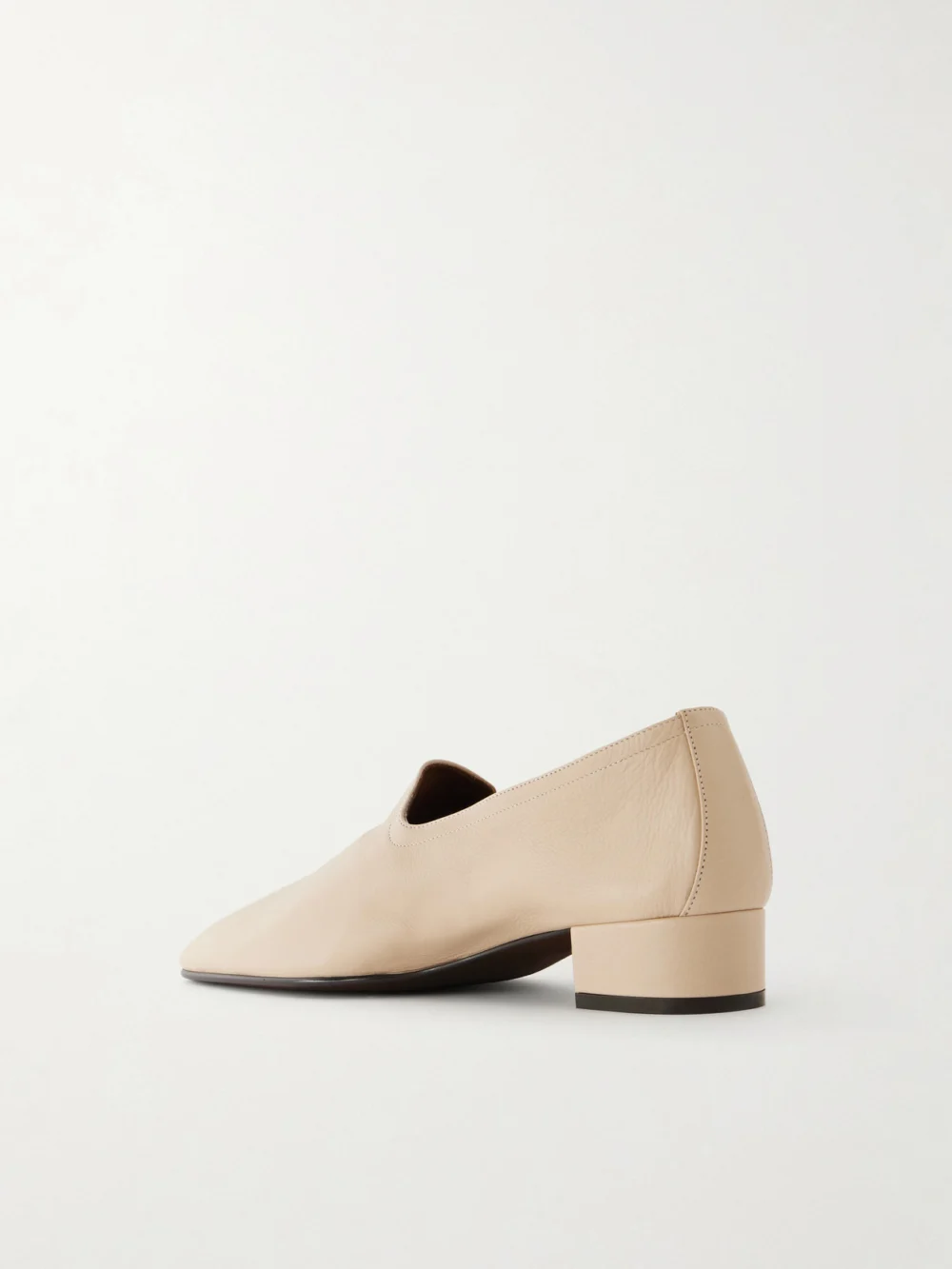 Back view of the Herbert Levine Soft Touch 35 Leather Loafers
