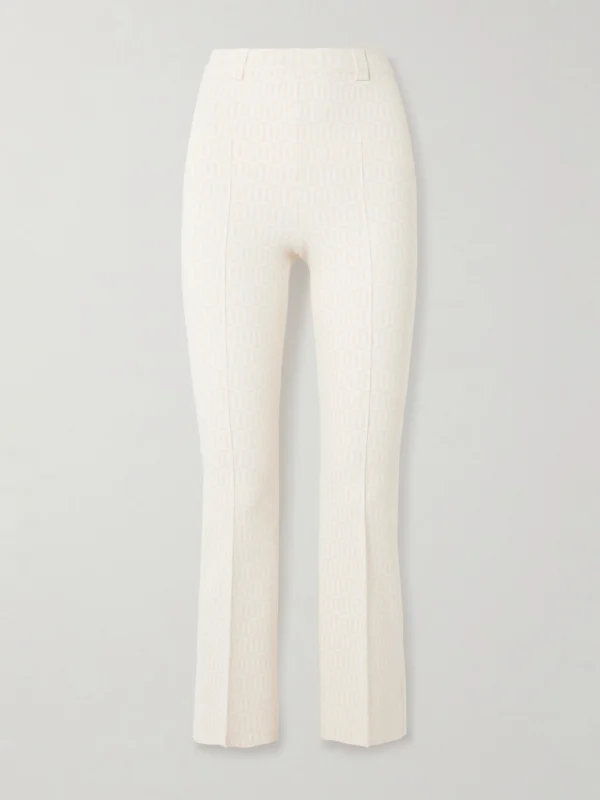 High Sport Charlie Cotton-blend Jacquard Slim-leg Pants