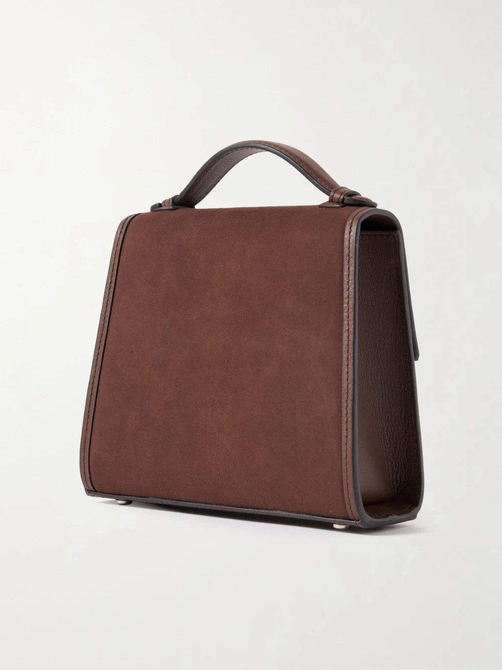 Back view of the Hunting Season Small Leather-trimed Suede Tote