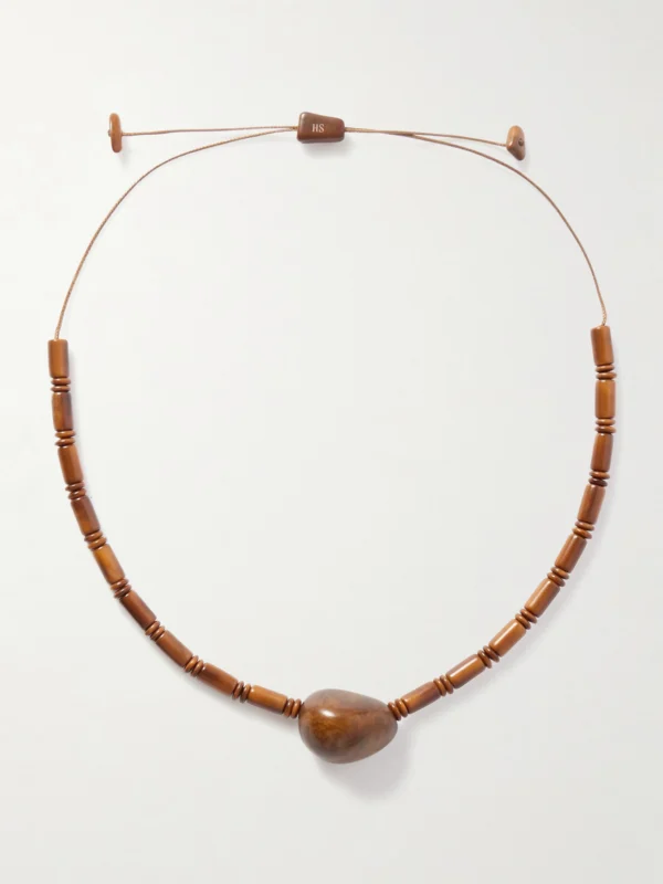 Hunting Season The Choker Tagua and Leather Necklace