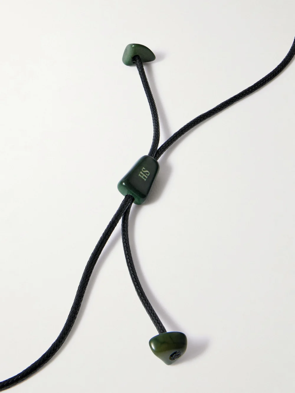Back view of the Hunting Season The Statement Tagua and Leather Necklace