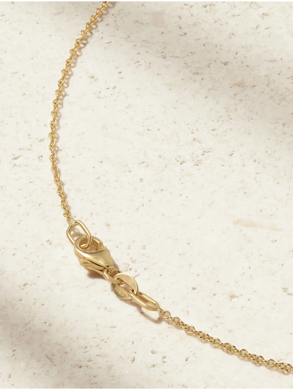 Back view of the Ileana Makri Black Mamba 18-karat Gold Diamond Necklace
