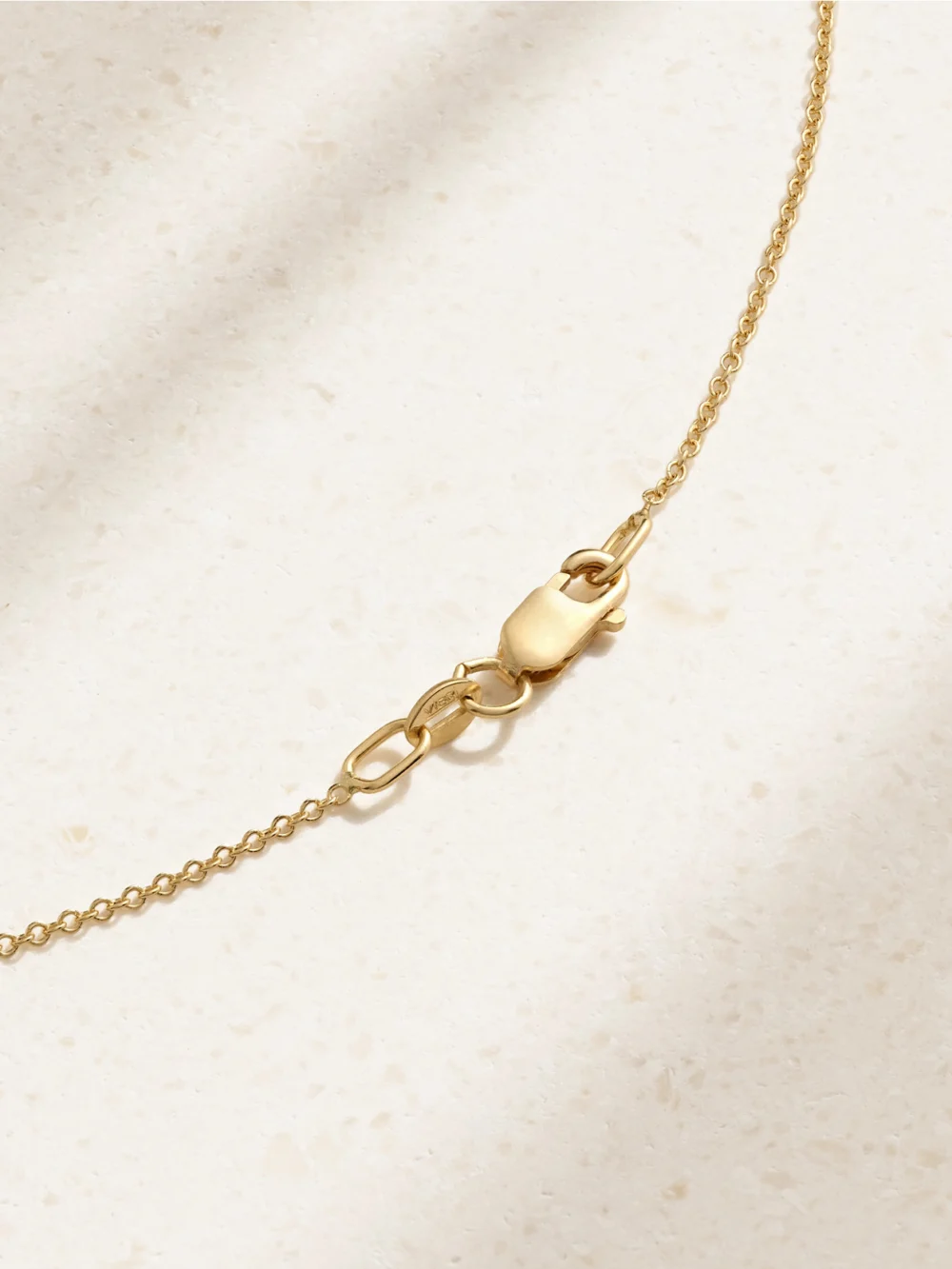Back view of the Ileana Makri Blossom 18-karat Gold Diamond Necklace