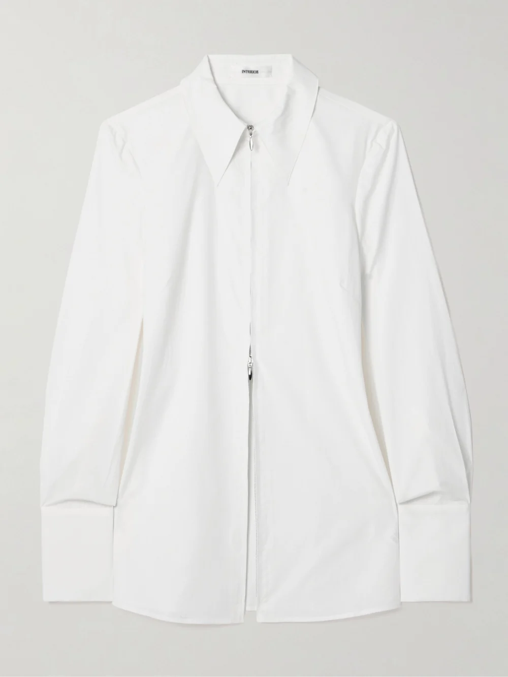 Interior The Freddy Cotton-poplin Shirt in white