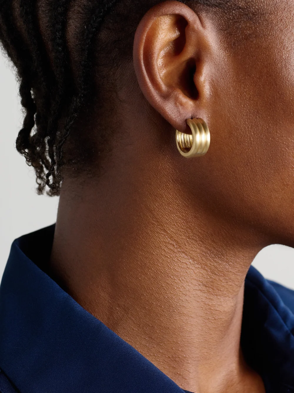 Irene Neuwirth 18-karat Gold Hoop Earrings, styled view
